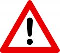 Panneau attention