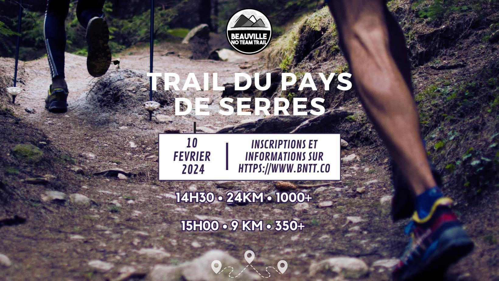 Trails du Pays de Serres, 24km