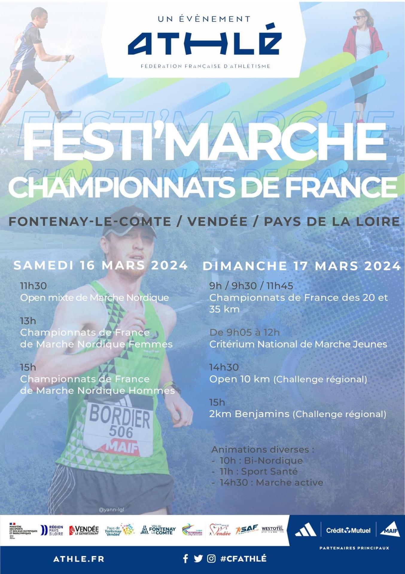 Finale du Championnat de France de Marche Nordique 2024