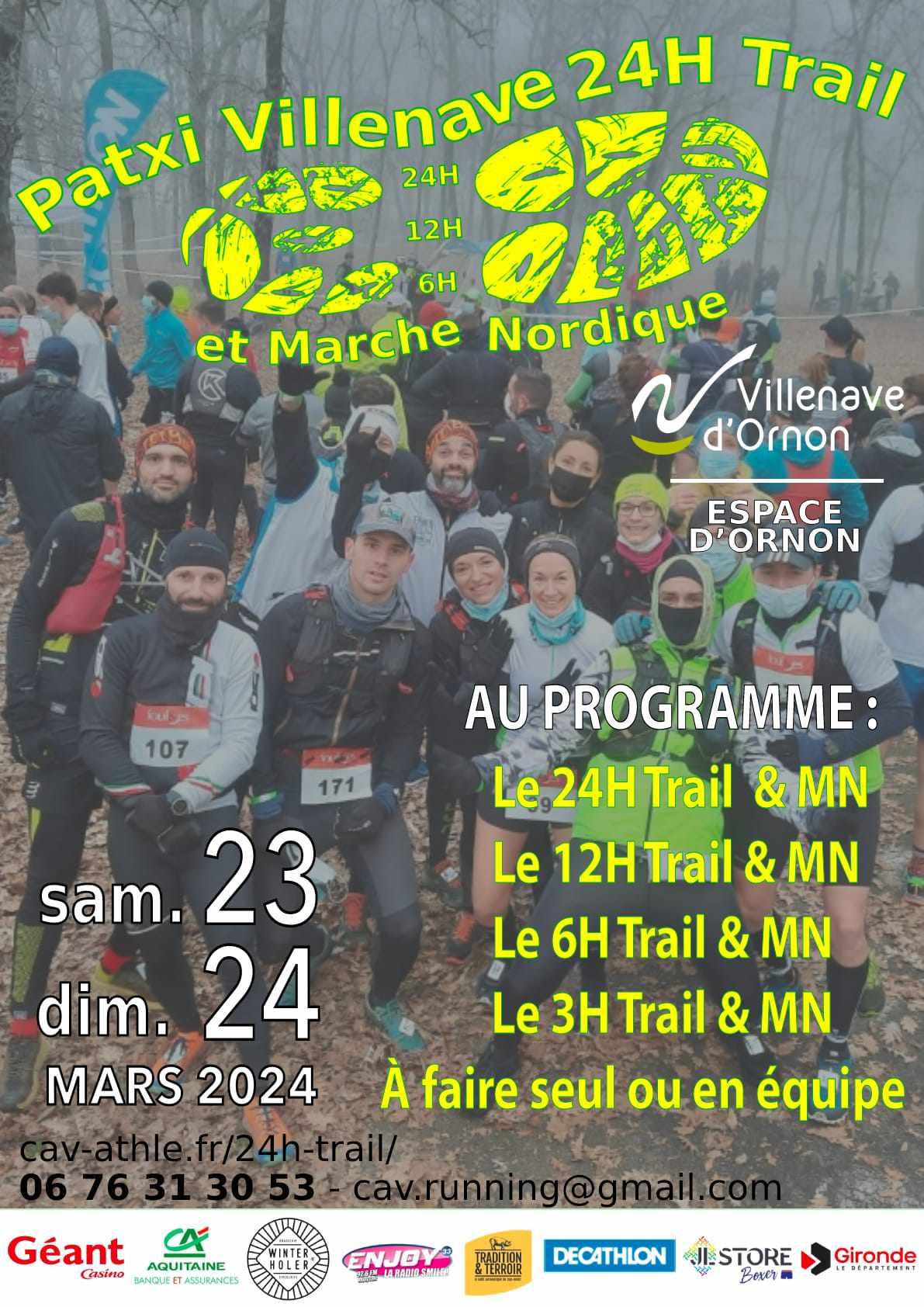 Le Patxi Villenave 24h Trail 2024