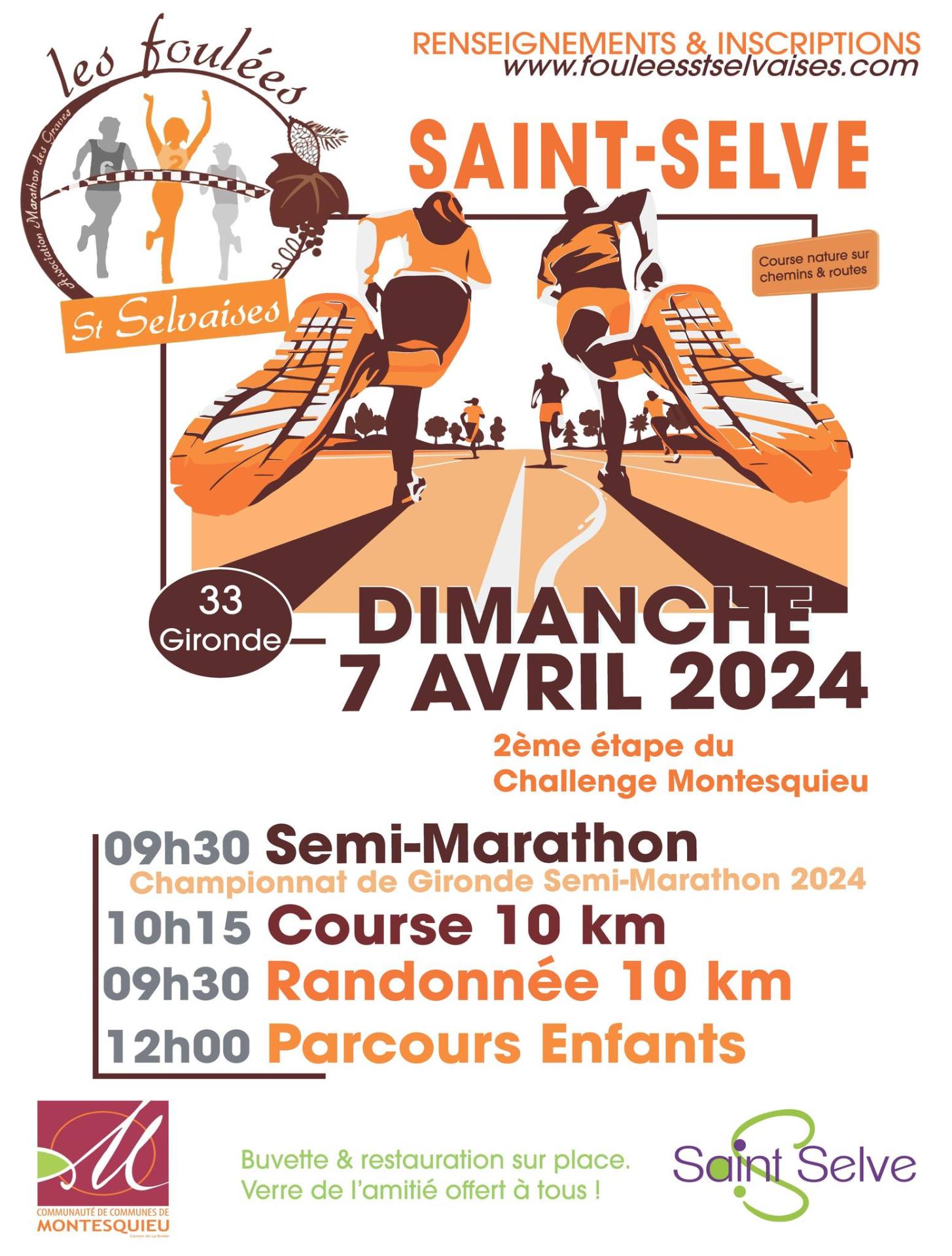 240407 foulees saint selvaises affiche