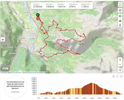 240526 trail du hautacam 24km parcours