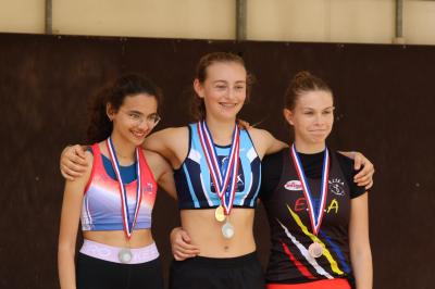 240602 chpts de gironde u16 capucine abrahams medaille 2