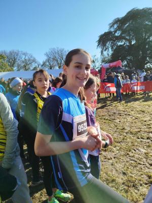 250112 championnats de gironde de cross 2025 depart bef hortense adriaens