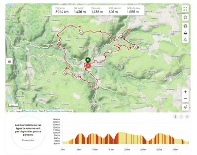 250222 trail hivernal du haut cantal parcours et profil