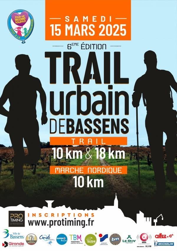 250315 trail urbain de bassens affiche
