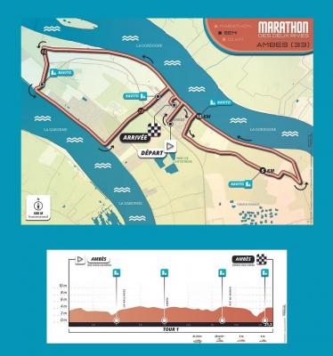 250504 semi marathon des deux rives parcours et profil