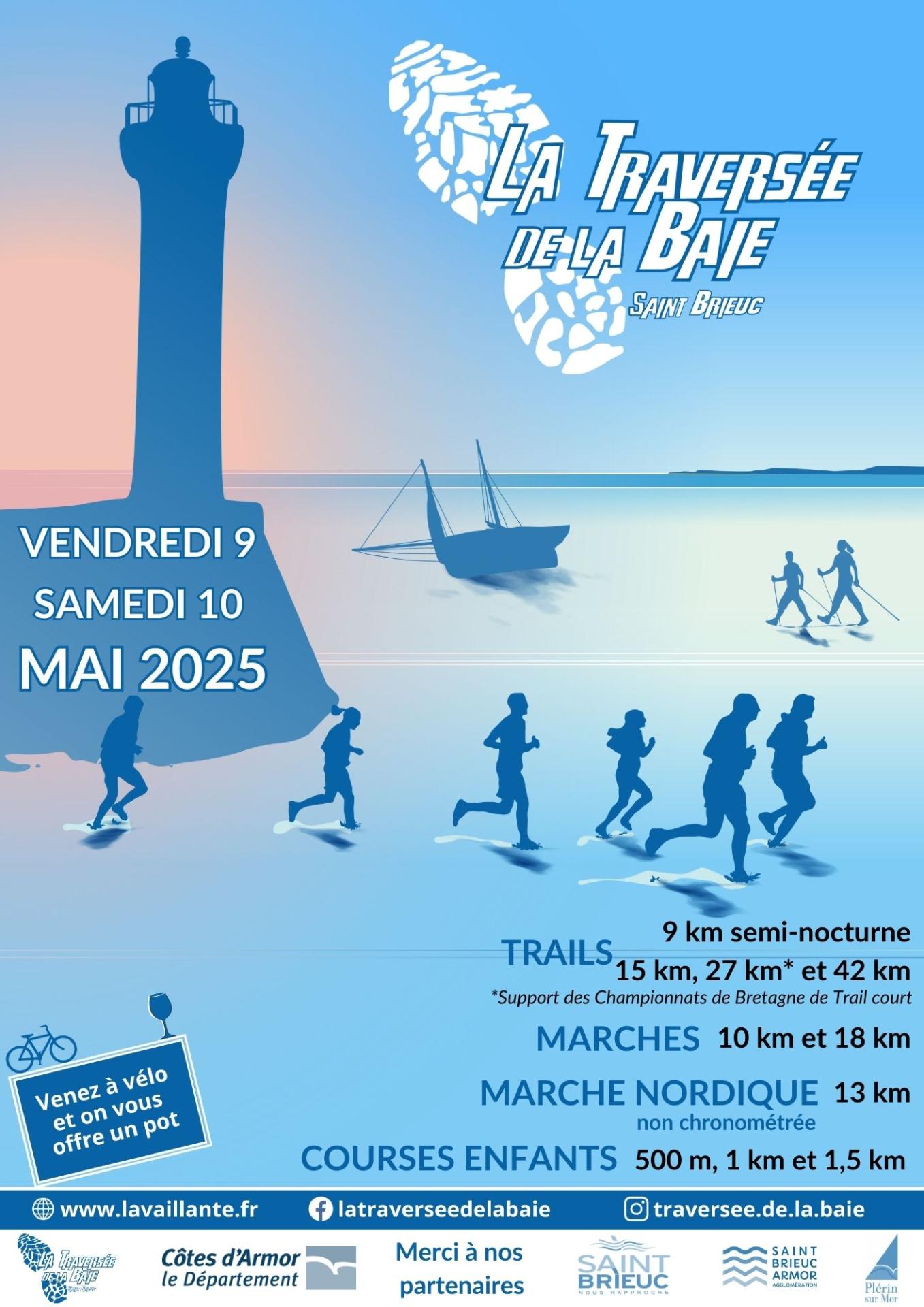 Traversée de la baie de St Brieuc - 15km