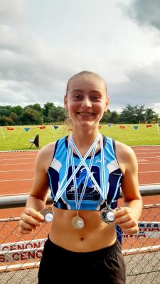 250607 championnat de gironde u16 cenon capucine abrahams triple medaillee 2