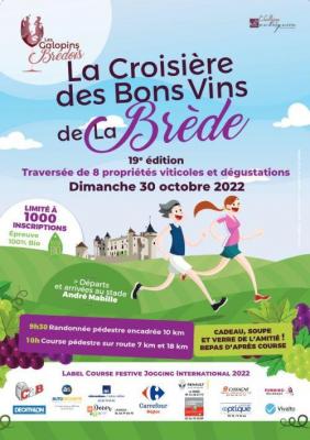 Affiche la croisiere des bons vins de la brede 2022